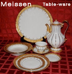 Meissen Plates and Table-ware Service