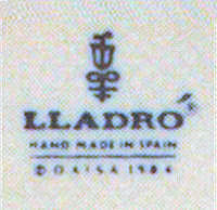 1984 Lladro Porcelain Mark and Stamp