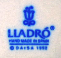 1990 Lladro Porcelain Mark and Stamp