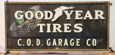 Goodyear Tires Porcelain advertising signs
